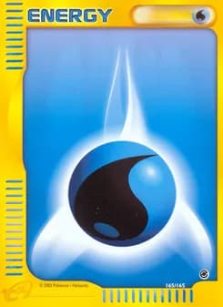 Water Energy card in English