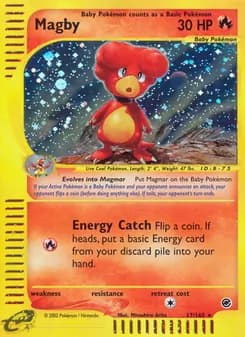 Magby card in English