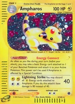 Ampharos card in English
