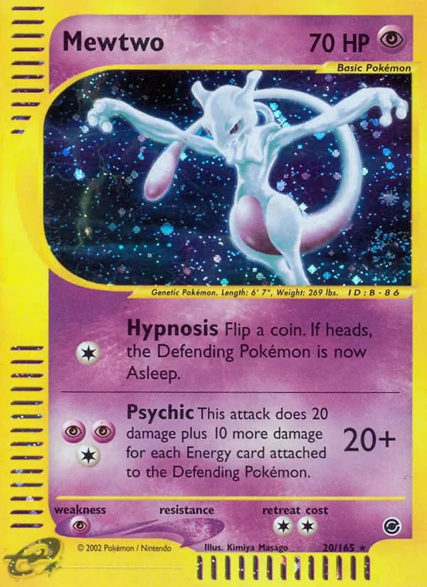 Mewtwo card in English