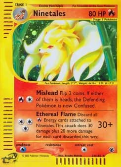 Ninetales card in English