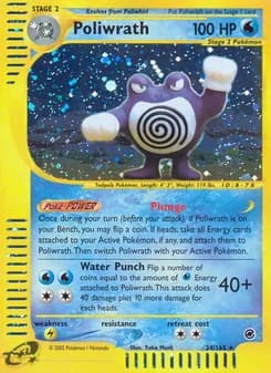 Poliwrath card in English