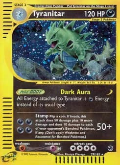 Tyranitar card in English