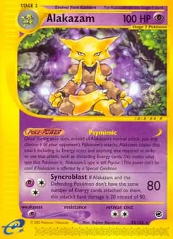Alakazam card in English