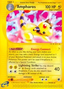 Ampharos card in English