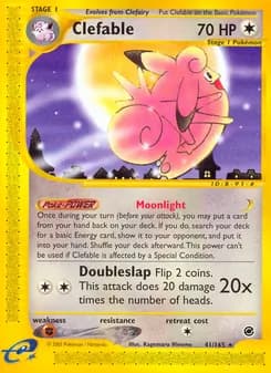Clefable card in English