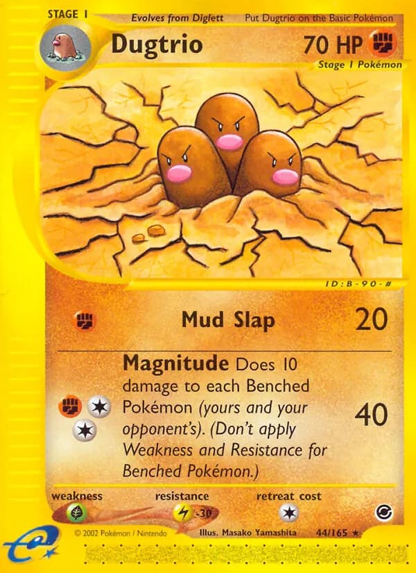 Dugtrio card in English