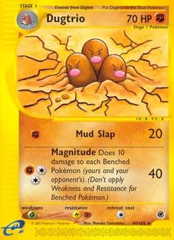 Dugtrio card in English