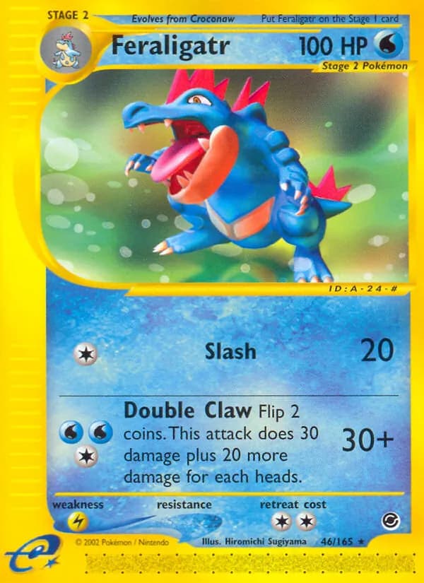 Feraligatr card in English