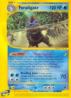 Feraligatr card in English