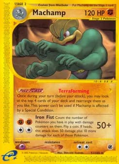 Machamp card in English