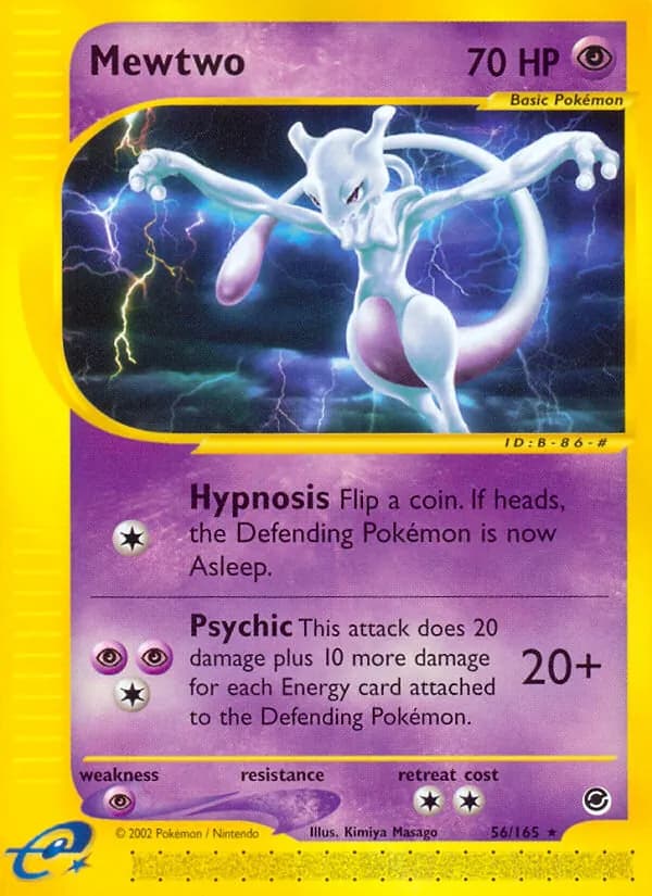 Mewtwo card in English