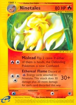 Ninetales card in English