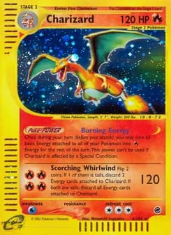 Charizard card in English