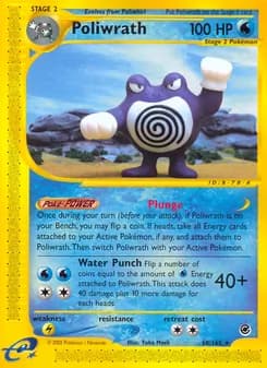 Poliwrath card in English