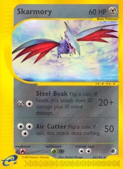 Skarmory card in English