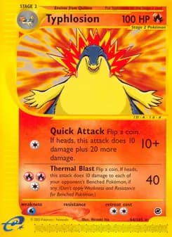 Typhlosion card in English