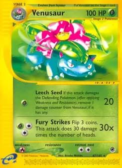 Venusaur card in English