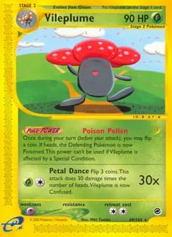 Vileplume card in English