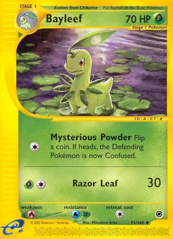 Bayleef card in English