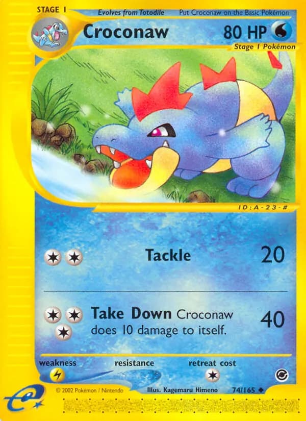 Croconaw card in English