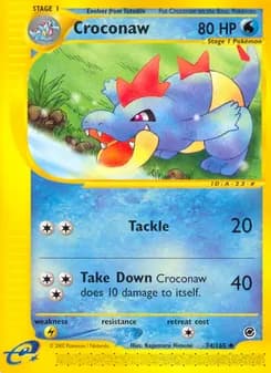 Croconaw card in English