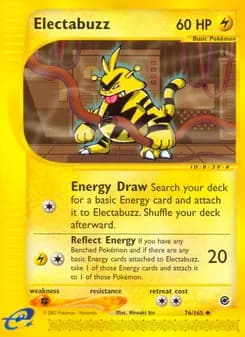 Electabuzz card in English