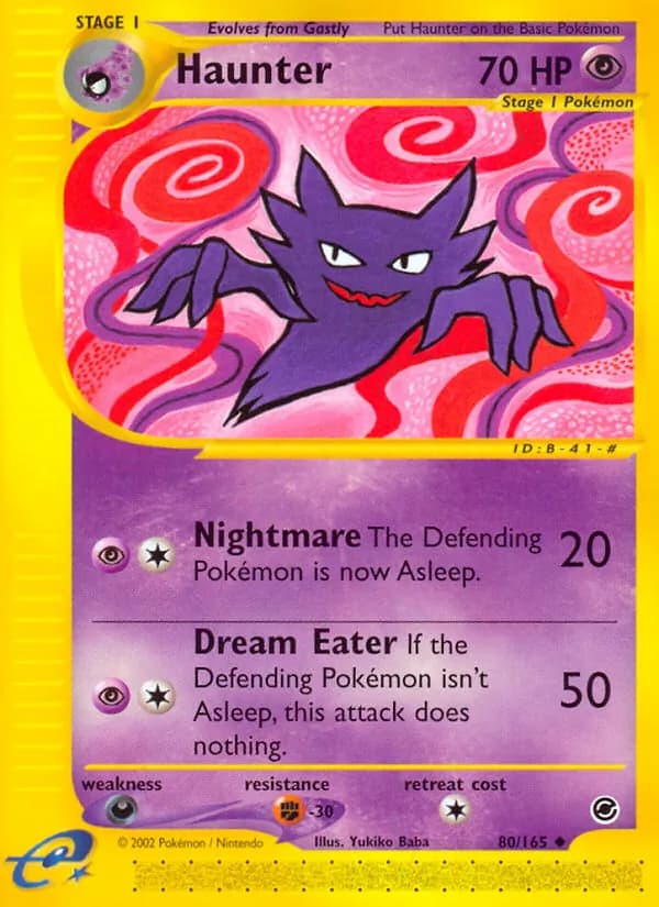 Haunter card in English