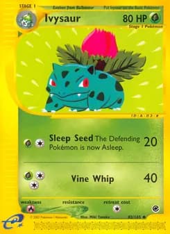 Ivysaur card in English