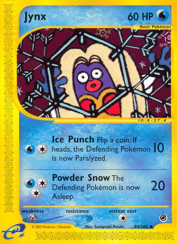 Jynx card in English