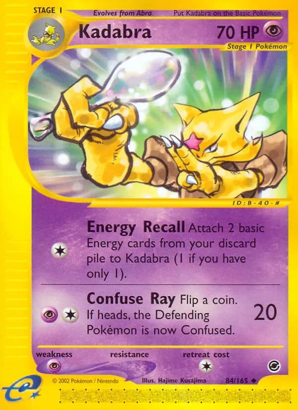 Kadabra card in English