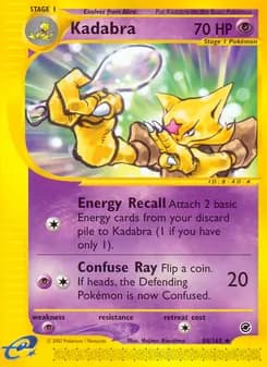 Kadabra card in English