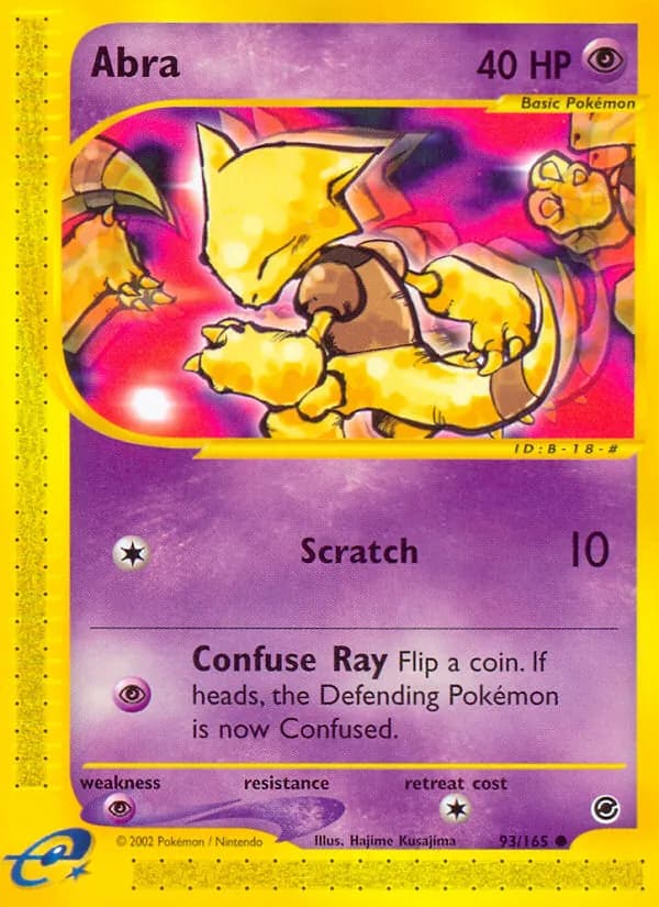 Abra card in English