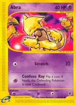 Abra card in English