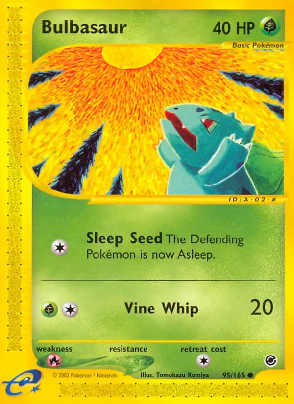 Bulbasaur card in English