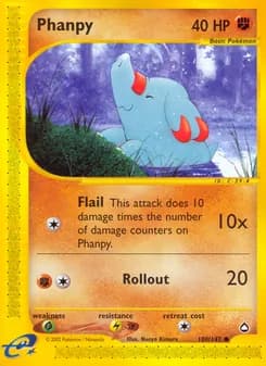 Phanpy card in English