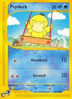 Psyduck card in English