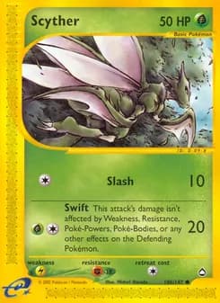 Scyther card in English