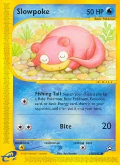 Slowpoke card in English
