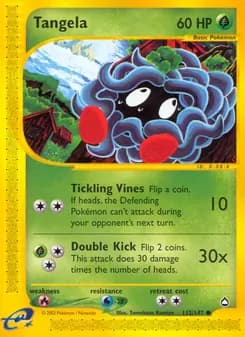 Tangela card in English