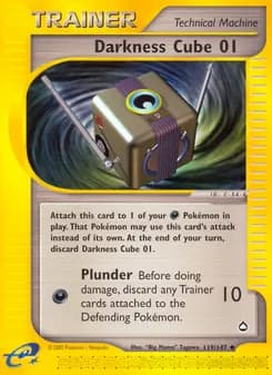 Darkness Cube 01 card in English