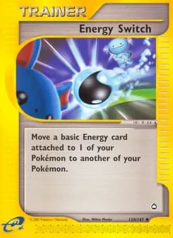 Energy Switch card in English