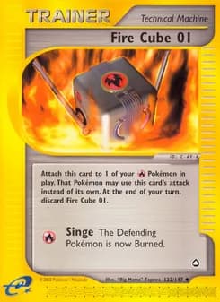 Fire Cube 01 card in English
