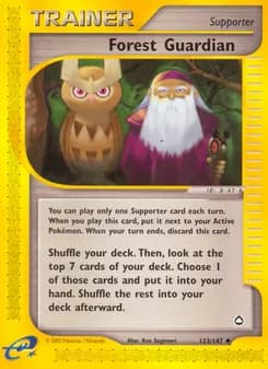 Forest Guardian card in English