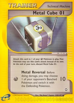Metal Cube 01 card in English