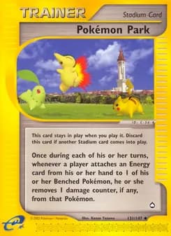 Pokémon Park card in English