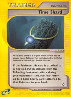 Time Shard card in English