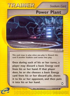 Power Plant card in English