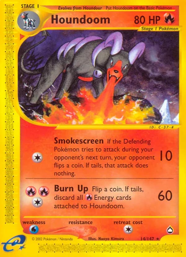 Houndoom card in English