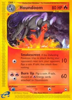 Houndoom card in English